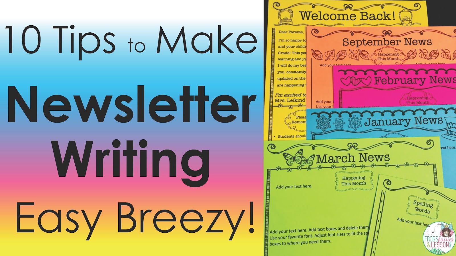 Writing Newsletters tips