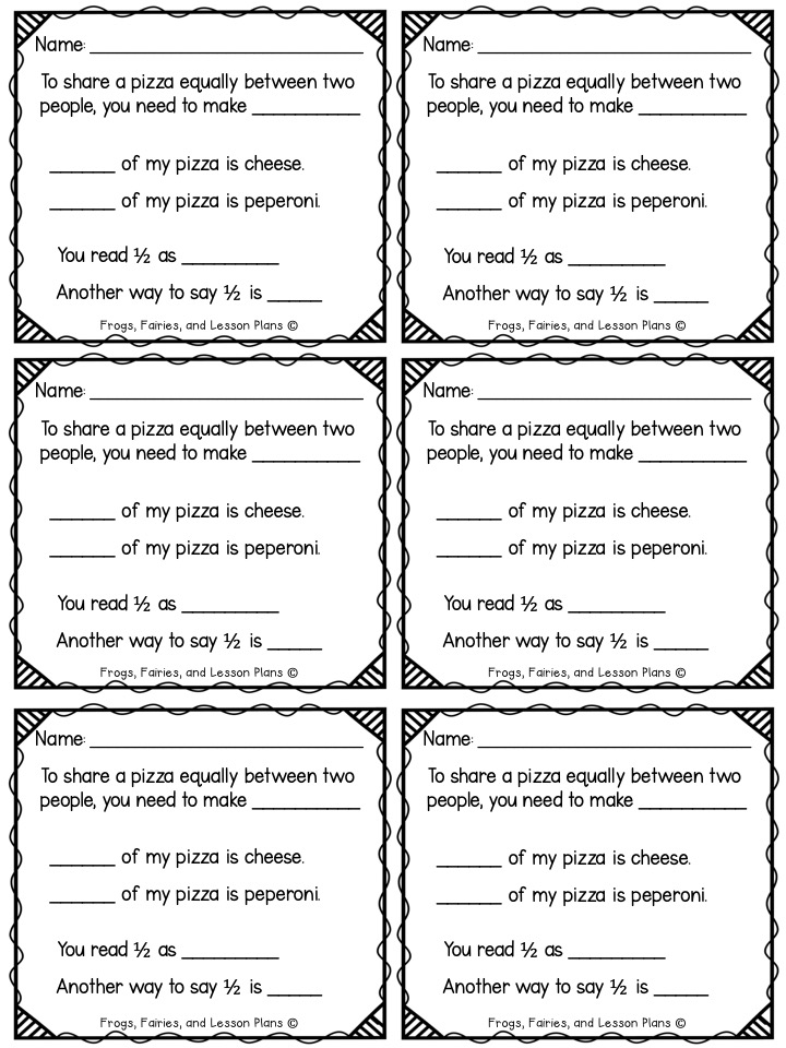 FREE Fractions activity download