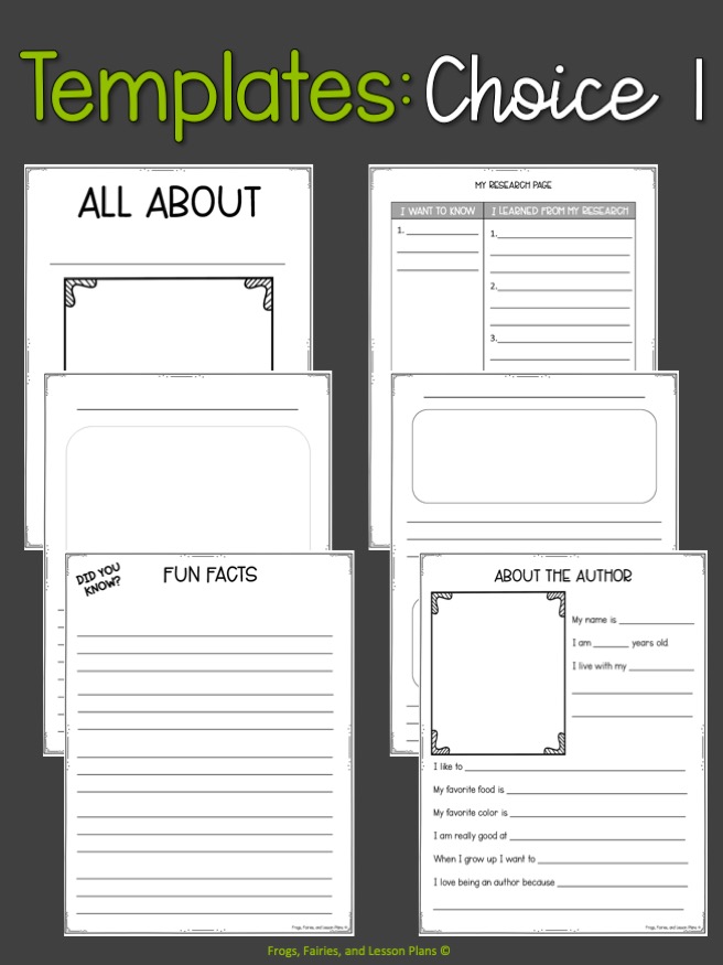 printable animal fact sheet template