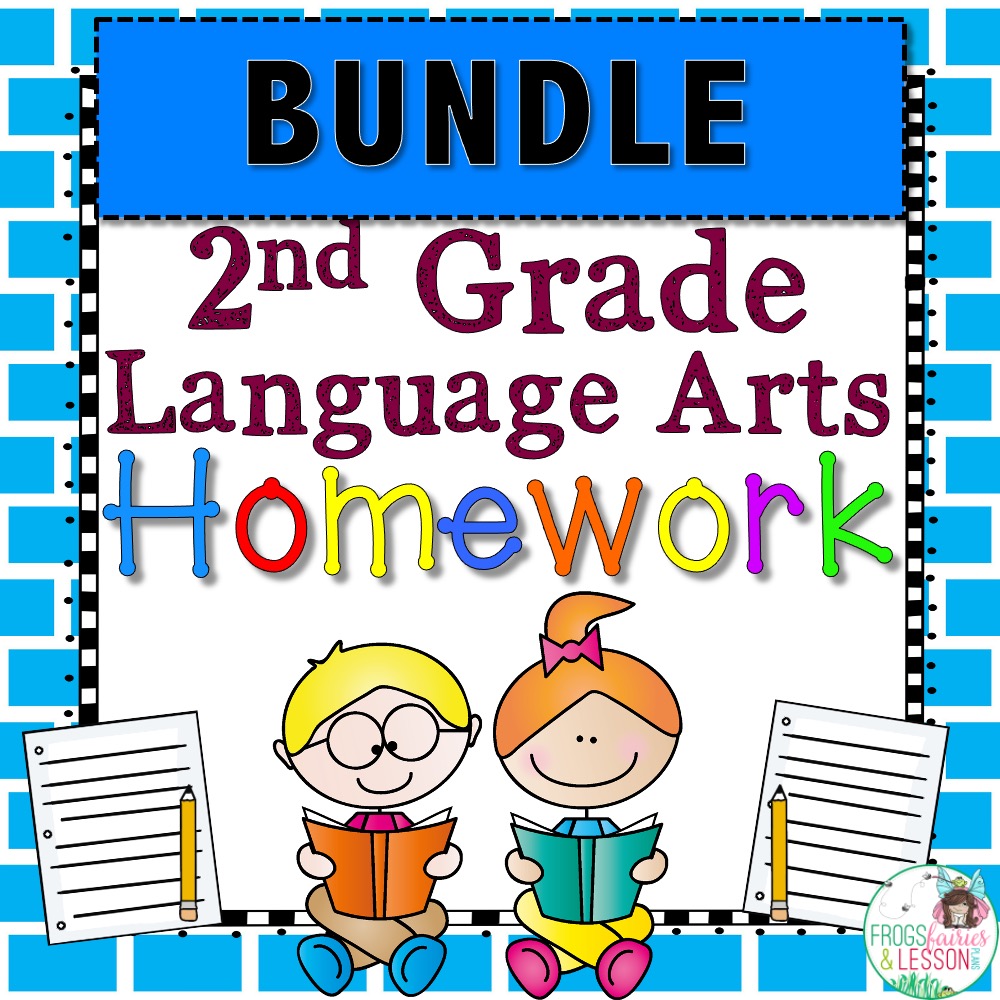 2nd Grade Language Arts Spiral Review and Homework
