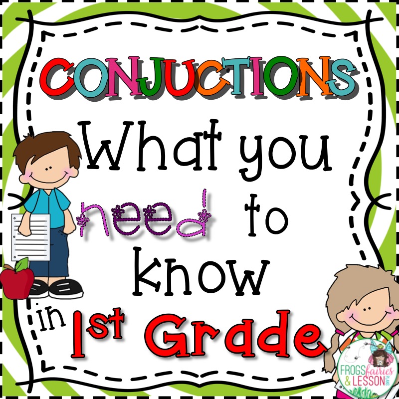 1st Grade Conjunction Activities