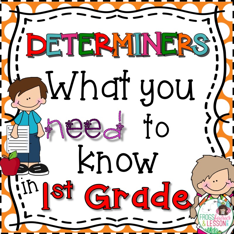 1st Grade Determiner Activities