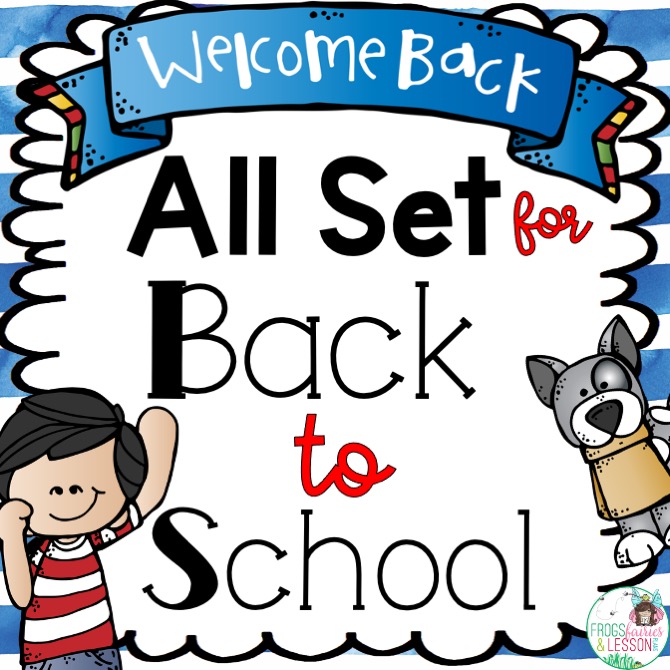 first week of school resources