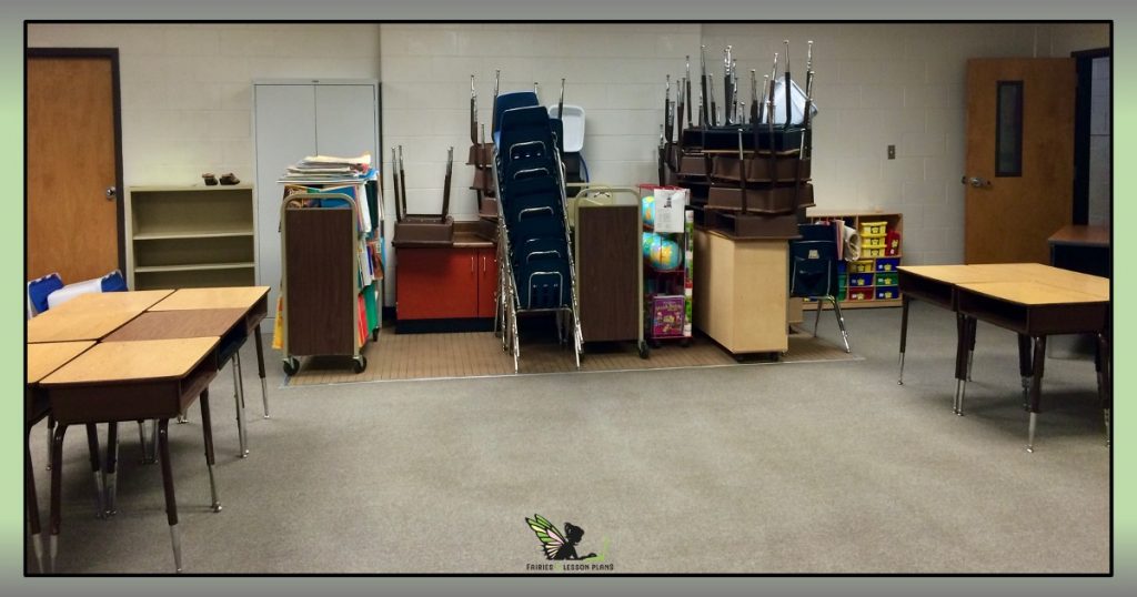 Packing up your classroom looks like this.